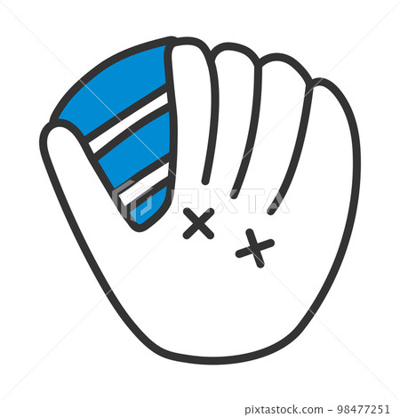 Baseball Glove Icon 98477251