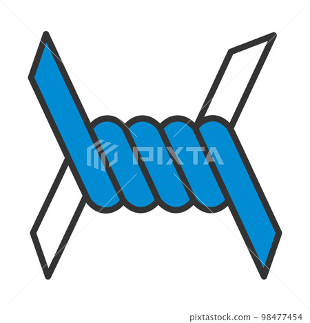 Barbed Wire Icon 98477454