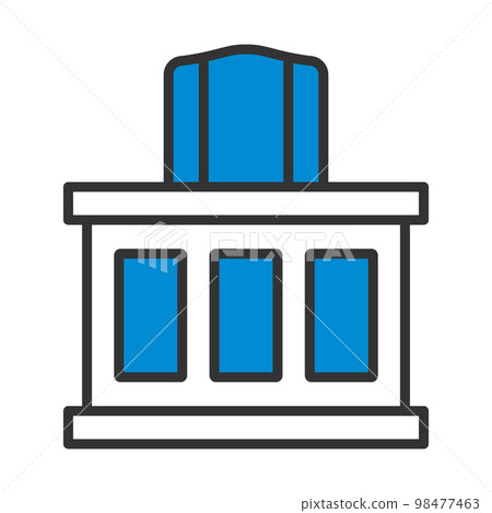 Judge Table Icon Judge Table Icon 98477463
