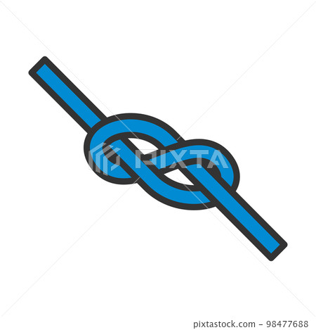 Alpinist Rope Knot Icon 98477688