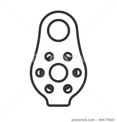 Alpinist Pulley Icon 98477689