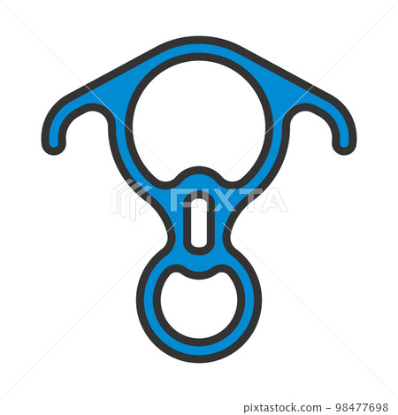 Alpinist Descender Icon 98477698