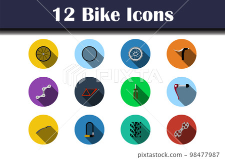 Bike Icon Set 98477987