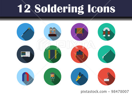 Soldering Icon Set Soldering Icon Set 98478007