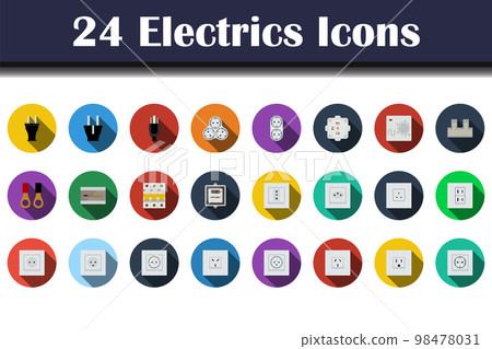 Electrics Icon Set 98478031