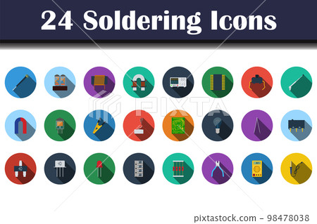 Soldering Icon Set 98478038