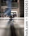 We are busy, the movements of people walking fast, street snaps, in a big city 98482063