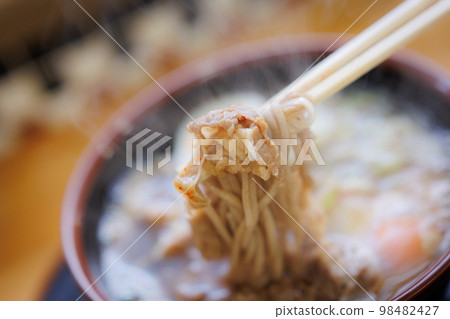Meat soba near Towada Totetsu Station (Towada City, Aomori Prefecture) 98482427