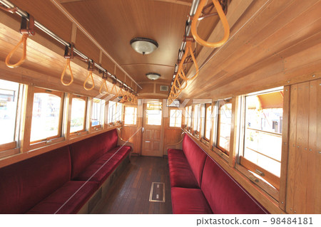 Inside the Hakodate Haikara-go Hakodate Tram Type 30 No. 39 Inside the Hakodate Haikara-go Hakodate Tram Type 30 No. 39 98484181
