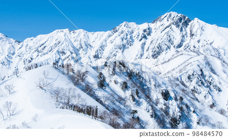 冬季的東見嶺徒步旅行：五龍山和東見嶺 98484570