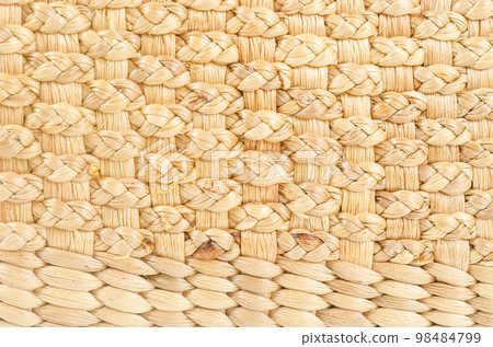 The Basketry of water hyacinth ( Eichhornia crassipes ) pattern of weave of water hyacinth for texture and background 98484799