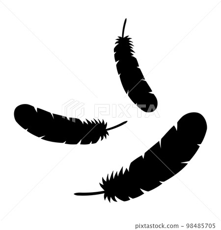 Feather silhouette 98485705