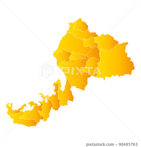 Fukui prefecture and municipality map 98485763