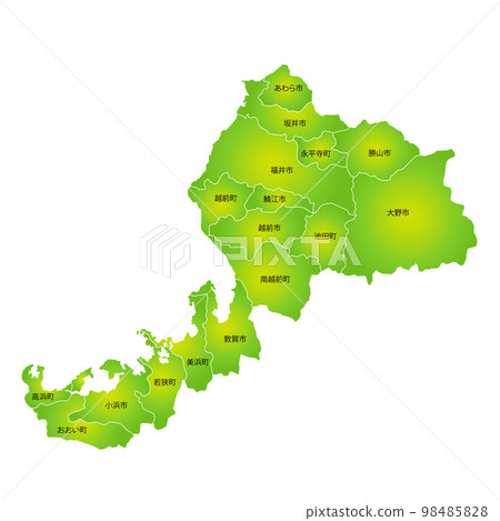 福井縣市地圖 98485828