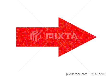 right arrow red right arrow red 98487706