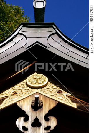 宗方神社(名古屋市)山牆板裝飾葵 宗方神社(名古屋市)山牆板裝飾葵 98487933