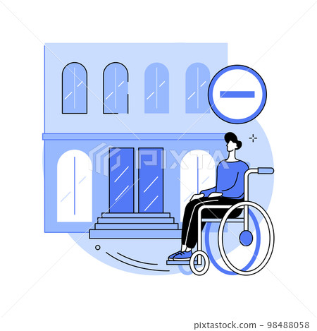 Inaccessible environments abstract concept vector illustration. 98488058