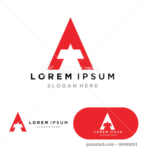 A Letter Logo Template A Letter Logo Template 98488091