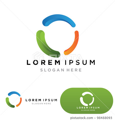 C Circle ring logo Template vector icon C Circle ring logo Template vector icon 98488093