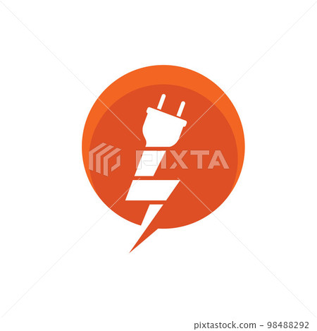fast cgharging electric cord icon vector design template fast cgharging electric cord icon vector design template 98488292