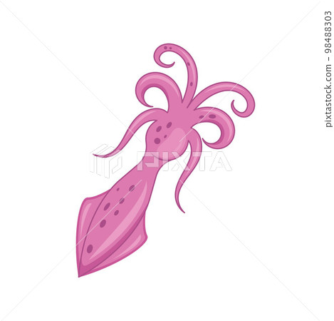 sea cuttlefish cartoon vector element design template sea cuttlefish cartoon vector element design template 98488303