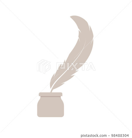 feather pen icon vector element design template feather pen icon vector element design template 98488304