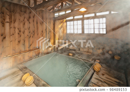 Tsurunoyu Onsen Indoor Bath Nyuto Onsenkyo Tsurunoyu Onsen Indoor Bath Nyuto Onsenkyo 98489153