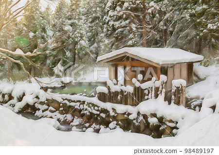 Nyuto Onsenkyo Ganiba Onsen open-air bath 98489197
