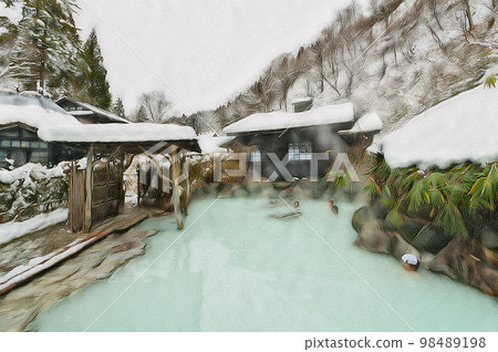 鶴之湯溫泉混浴露天浴池乳頭溫泉鄉 鶴之湯溫泉混浴露天浴池乳頭溫泉鄉 98489198