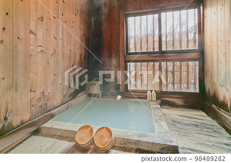 Tsurunoyu Onsen Bekkan Yamanoyado Indoor bath Nyuto Onsenkyo 98489282