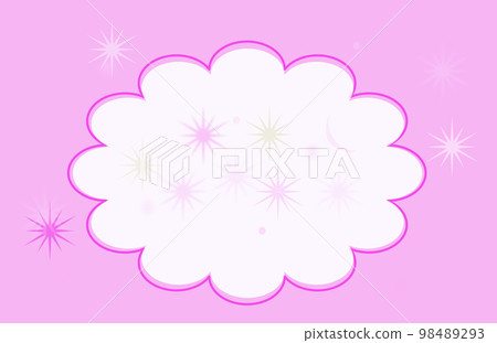 Background with the image of the sky, clouds, stars and moon 98489293