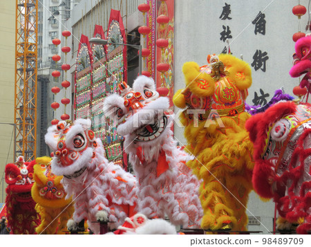 the Tai kok tsui temple fair, hong kong 3 March 2013 98489709