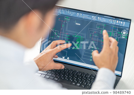 Semiconductor circuit diagram design Semiconductor circuit diagram design 98489740