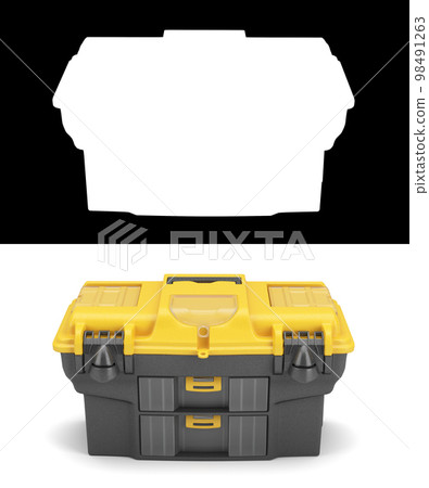 closed professionsl tools case 3d render on white with alpha closed professionsl tools case 3d render on white with alpha 98491263