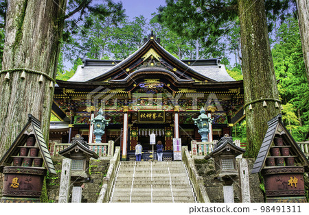 Chichibu City Mitsumine Mitsumine Shrine Haiden 98491311