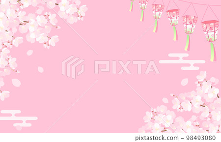 Vector illustration background of the cherry blossom festival (design template) Vector illustration background of the cherry blossom festival (design template) 98493080