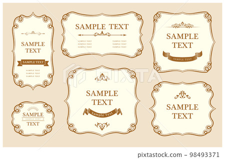 裝飾框經典 裝飾框經典 98493371