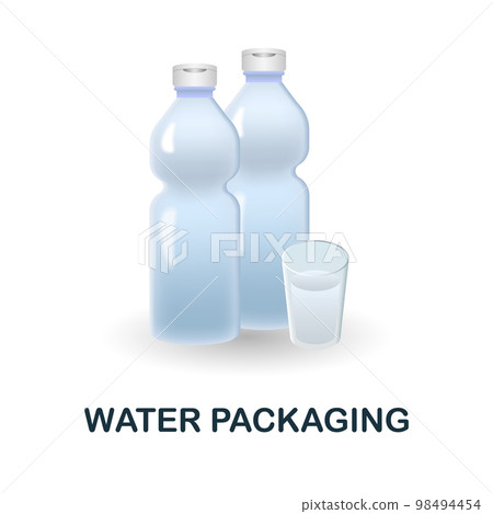 Water Packaging icon. 3d illustration from food market collection. Creative Water Packaging 3d icon for web design, templates, infographics and more Water Packaging icon. 3d illustration from food market collection. Creative Water Packaging 3d icon for web design, templates, infographics and more 98494454