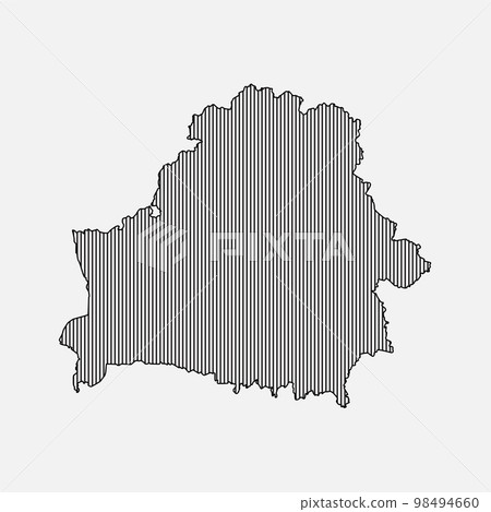 Abstract map Finland, parallel black lines Abstract map Finland, parallel black lines 98494660