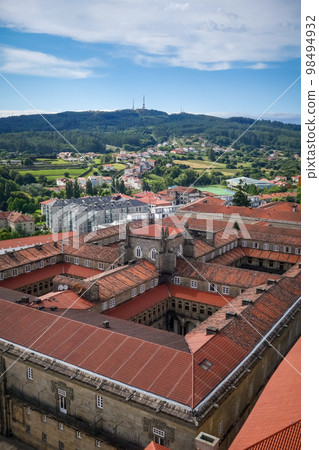Santiago de Compostela view from the Cathedral, Galicia, Spain 98494932