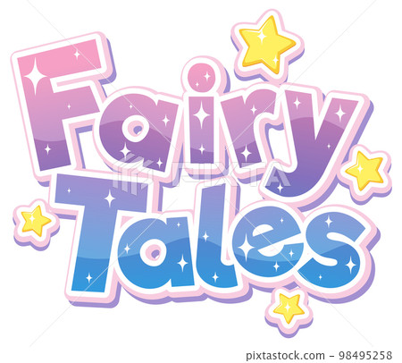 Fairy tales text for banner design 98495258