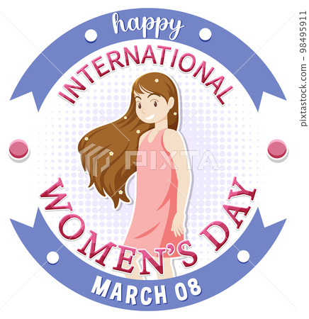 International women day logo 98495911