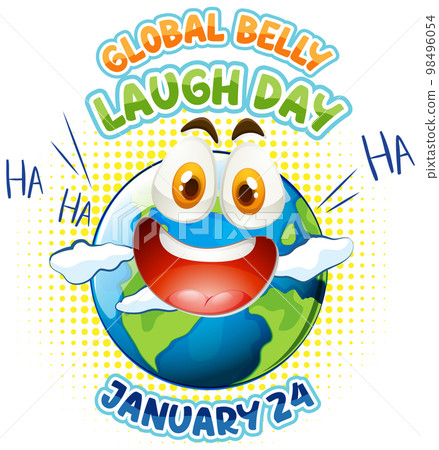 Global Belly Laugh Day Banner Design 98496054