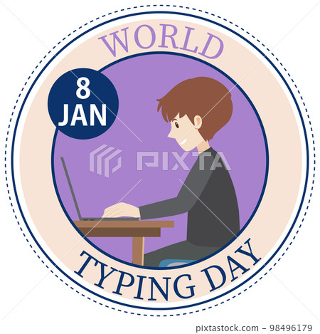 World Typing Day Banner Design World Typing Day Banner Design 98496179