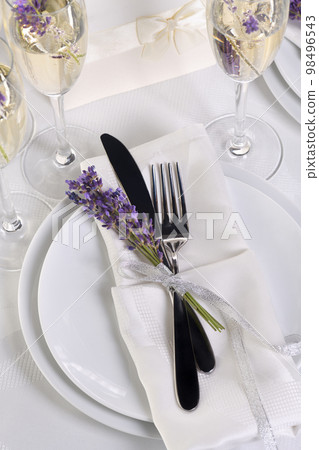 Table setting in Provence style 98496543