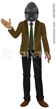 National Gorilla Suit Day Cartoon Concept National Gorilla Suit Day Cartoon Concept 98496769