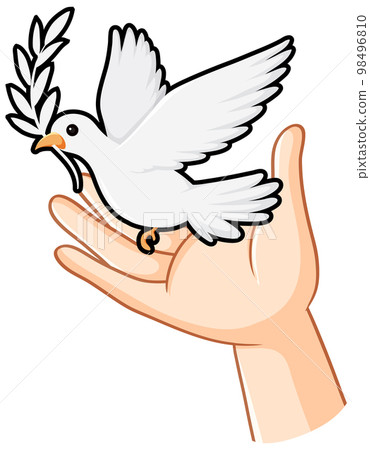 Dove bird logo concept vector 98496810
