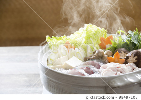 Cod hot pot steaming hot pot Cod hot pot steaming hot pot 98497105