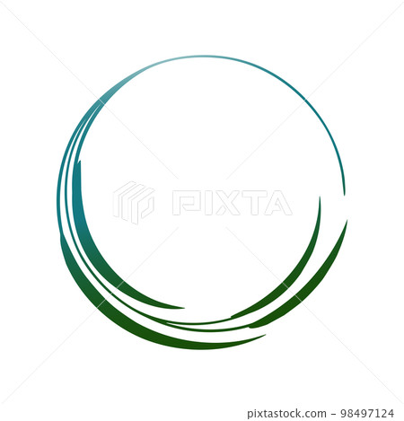 A pen with an image like an ear of rice 98497124