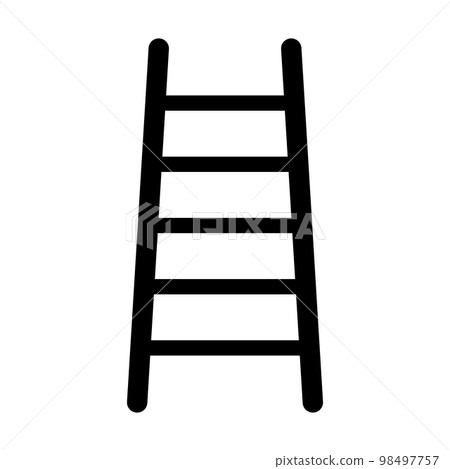 Ladder icon vector business symbol for graphic design, logo, web site, social media, mobile app, ui illustration 98497757